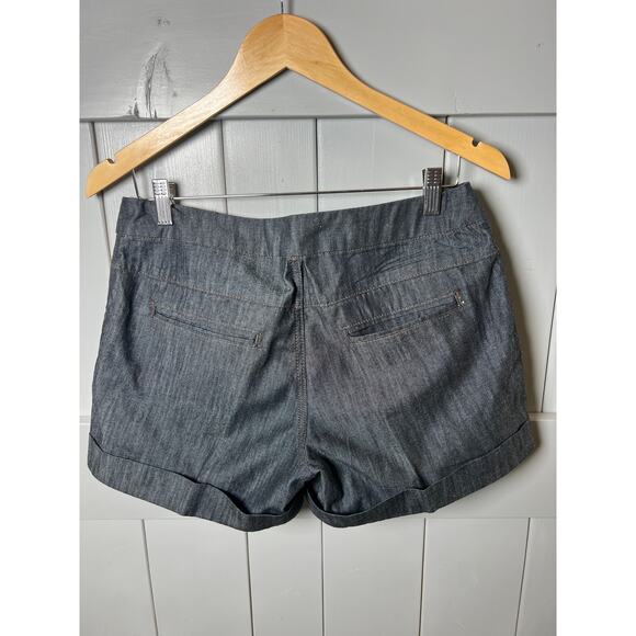 Forever Twenty One Women's Dark Blue Jean Shorts Size 28 - Picture 6 of 8